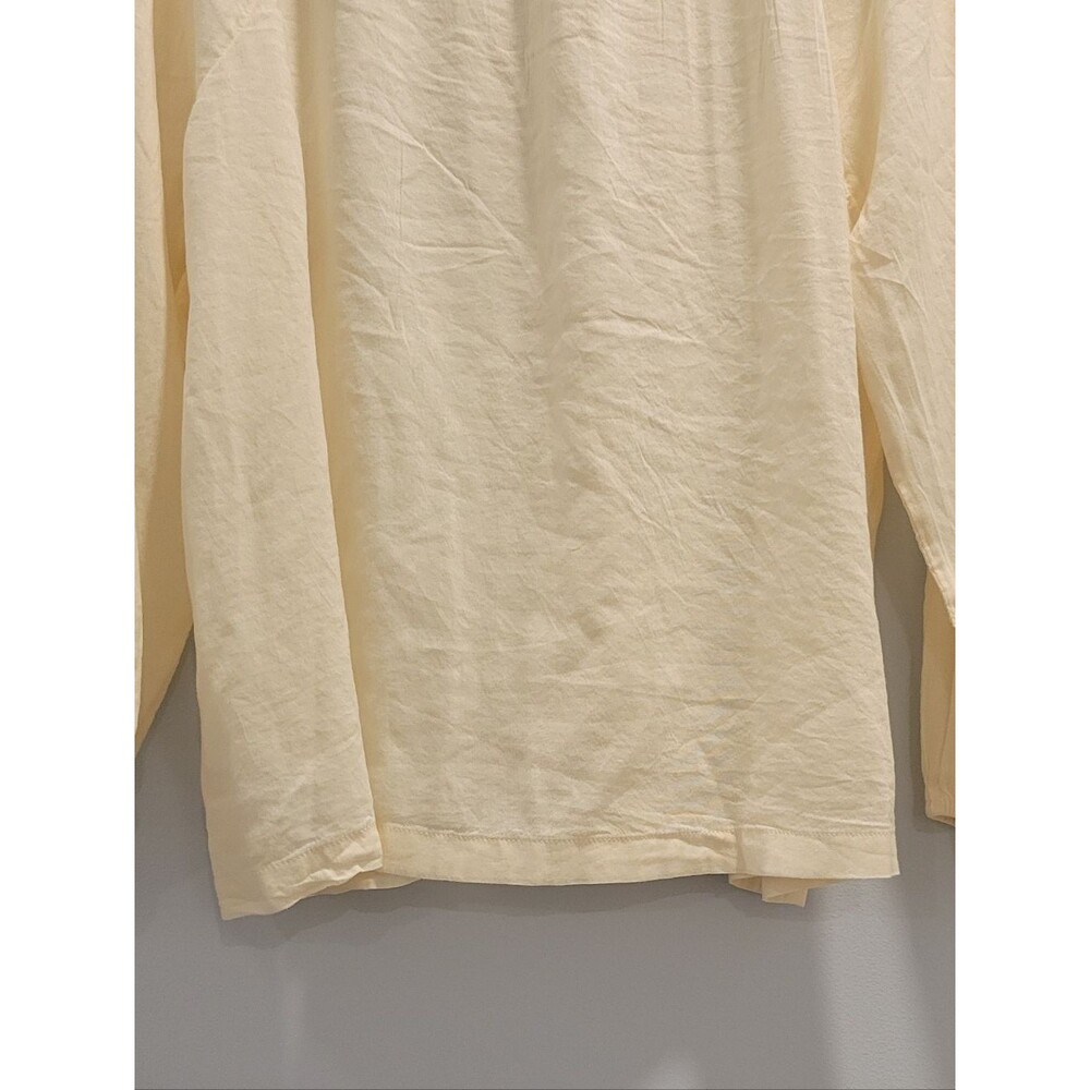 Old Navy Cream Lightweight Blouse NWT Size L - Picture 4 of 9
